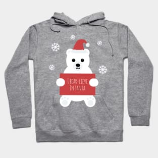 'I Bear-lieve In Santa' Hoodie